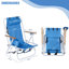 Balmoral Iron Frame Oxford Fabric Folding Beach Chair-209529957