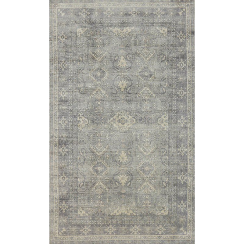 Tapis indien géométrique Oushak 5 x 8