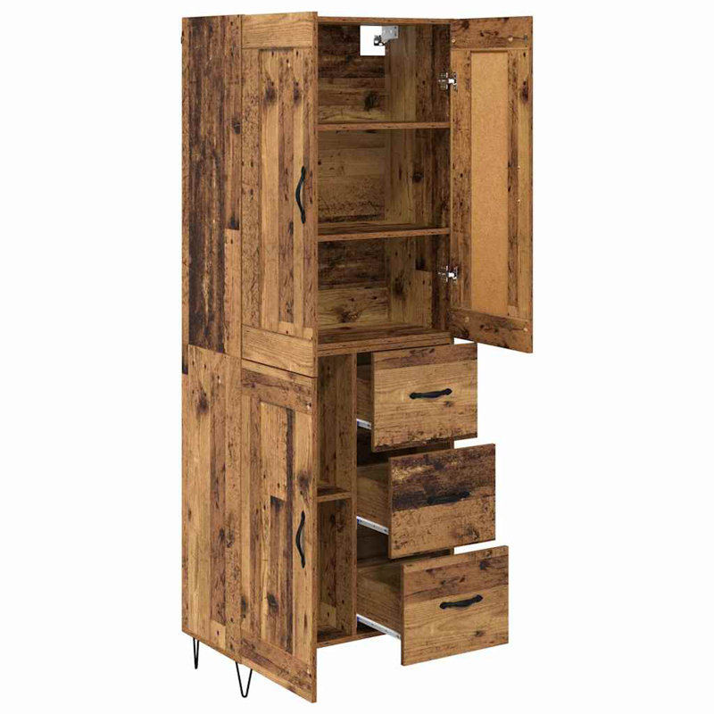 69.5cm Sideboard, Old Wood