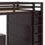 Lit mezzanine avec tiroirs, bureau et garde-robe-106491191