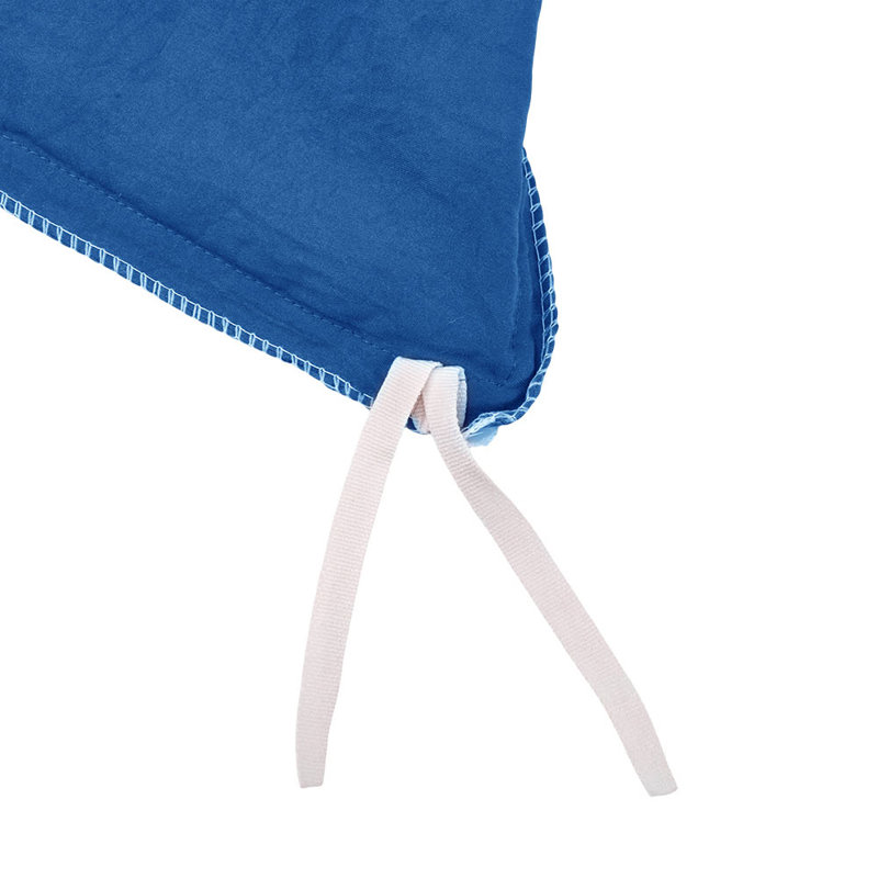 Polyester Solid Colour Sham with Pillow Shams Included, Blue