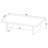 Caroline Black Rectangular Engineered Laminate Coffee Table