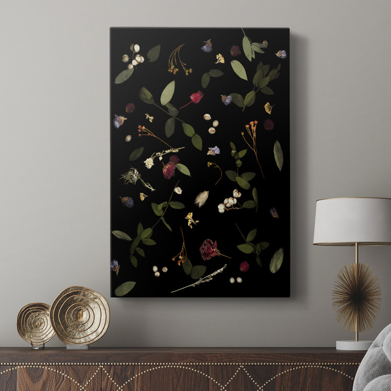 Nosegay I Framed Print -Gallery Wrapped Cavas, 18" H x 12" W