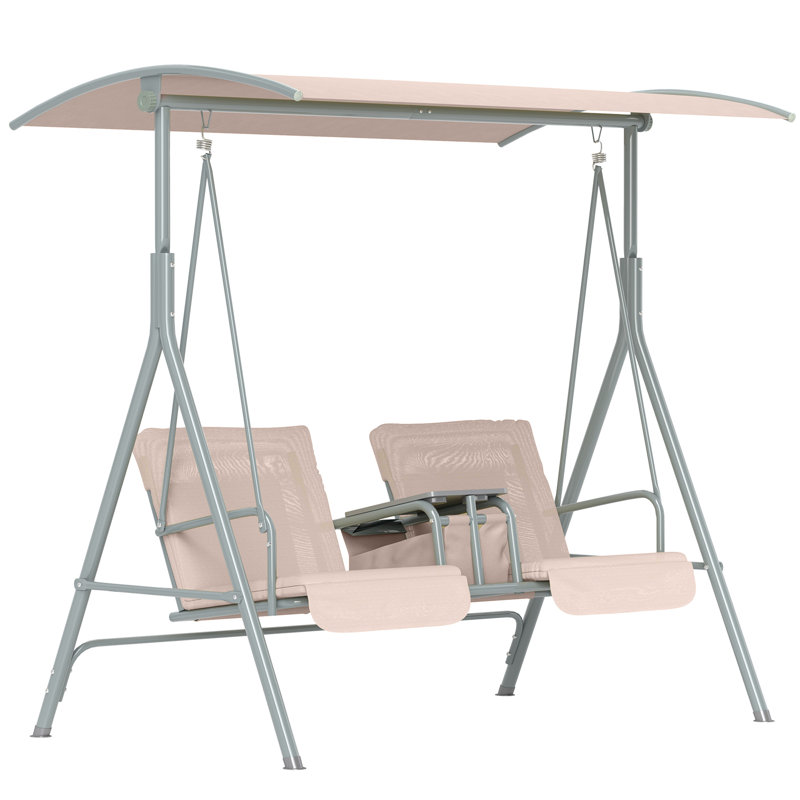 2 Person Porch Swing with Canopy