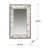 Silver Glass Framed Accent Mirror-335717980-335717982