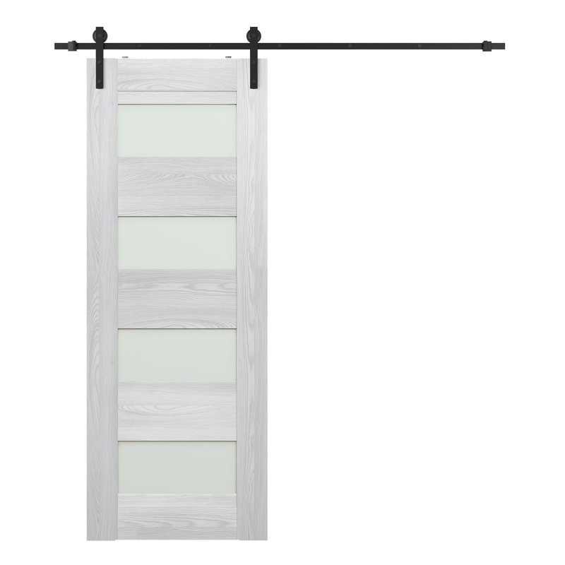 Porte de grange Avon, Chêne Veralinga, 27,75 po x 95,24 po