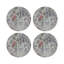Sous-verres ronds en cuir girafe-119015083
