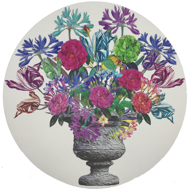 Pistils Large Bouquet Pebbles 16" Vinyl Placemat