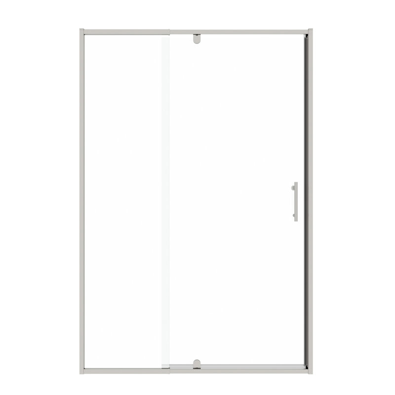 Pivot Swing Tempered Glass Shower, 44 - 48" W X 71" H, , Reversible Install, Magnetic Close, Leak- Feature H Door, Finish, Simple Closure, Good Leakage