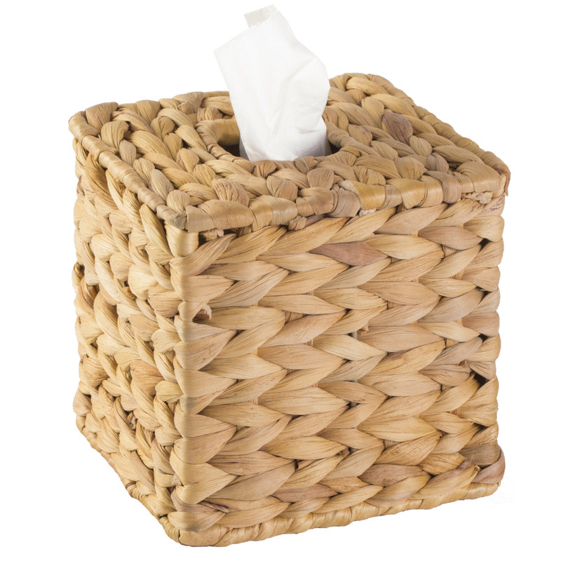 Housse pour boîte de papier carrée à mèches jacinthe water Carmel