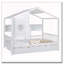 Lit double en bois avec lit gigogne-777348019
