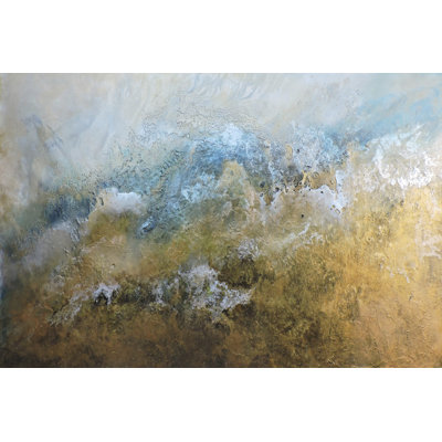 «Metalicos y Texturas I» par Leticia Herrera - peinture sur toile tendue