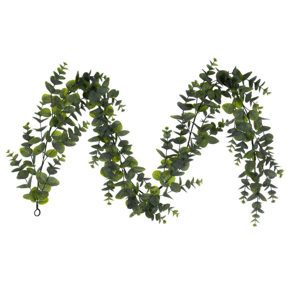 Vickerman 9'' in. Faux Eucalyptus Garland Wayfair