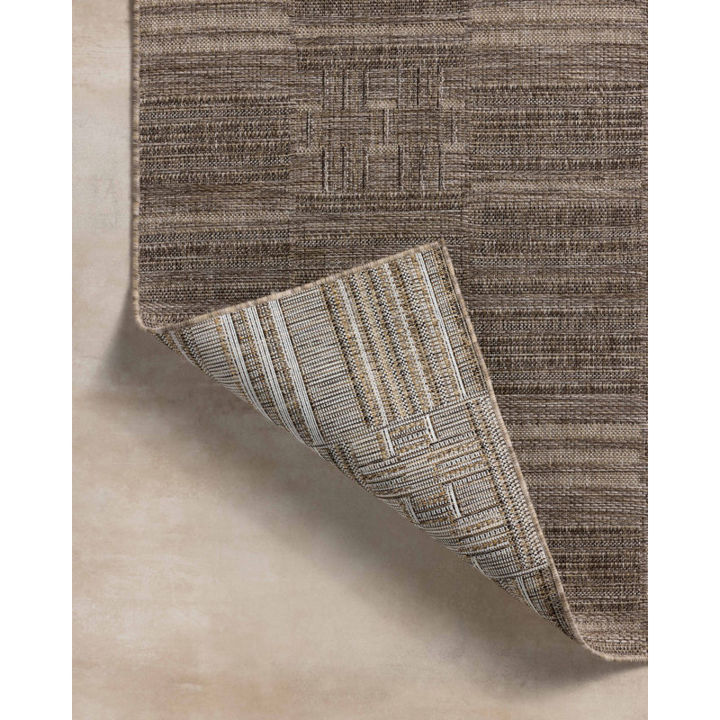 Gracie Oaks Altia Natural / Beige Indoor / Outdoor Area Rug, Rectangle 7'10" x 10'