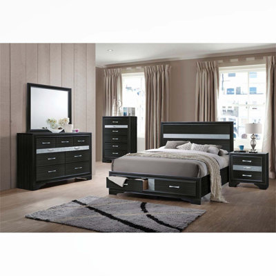 Low Profile Storage Platform Bed