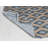 Lux Geometric Handmade Flatweave Blue & Brown High/Low Diamond Patterned Jute Area Rug By Tufty Home-72534280