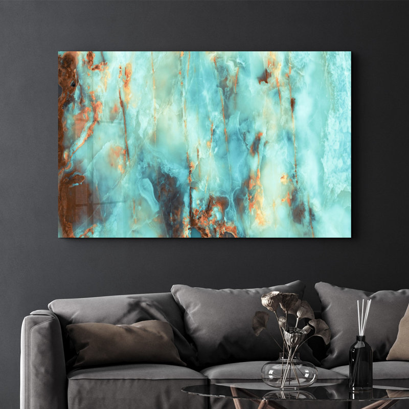 Peinture décorative en verre trempé