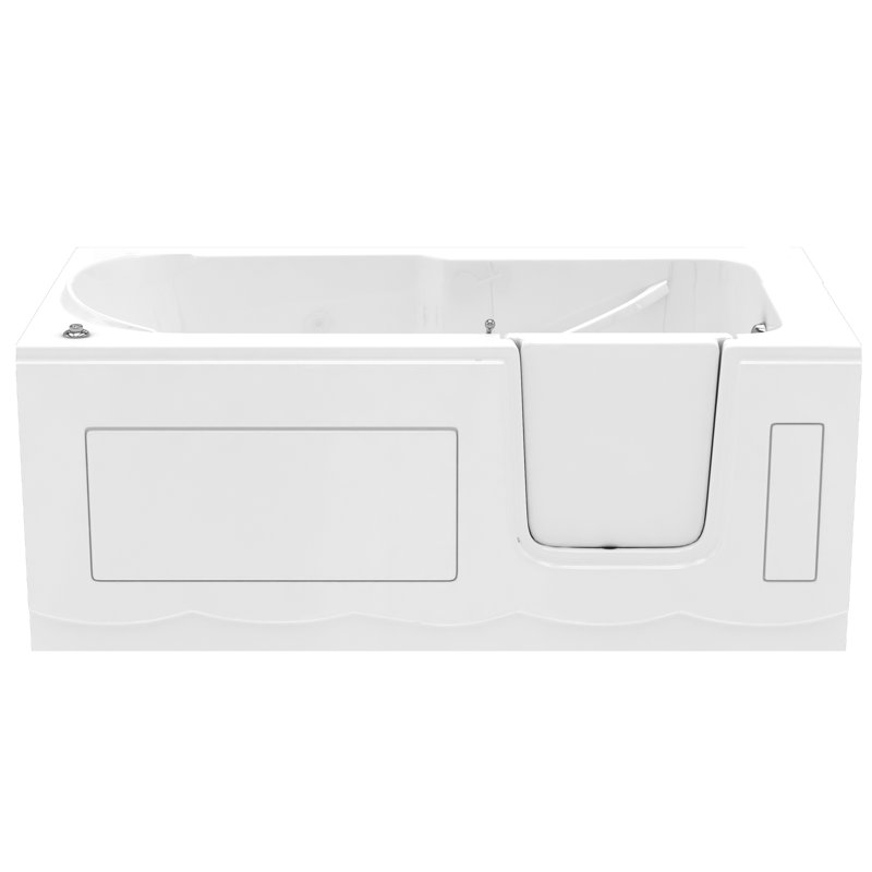 Stream 59.6'' x 30'' Walk-in Acrylic Bathtub, Right