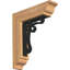 Support de sciage brut traditionnel en cèdre rouge occidental l 4 po x P 11 1/2 po x H 14 po Orleans (support en fer rouge l 2 po x P 7 1/2 po x H 10 po)-108808003-108807075