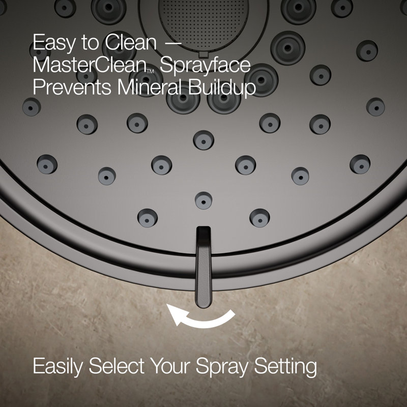 Kohler Purist Performance Showering Kit, 2.5 GPM Multifunction Showerhead and Handshower Package, Three Spray Settings