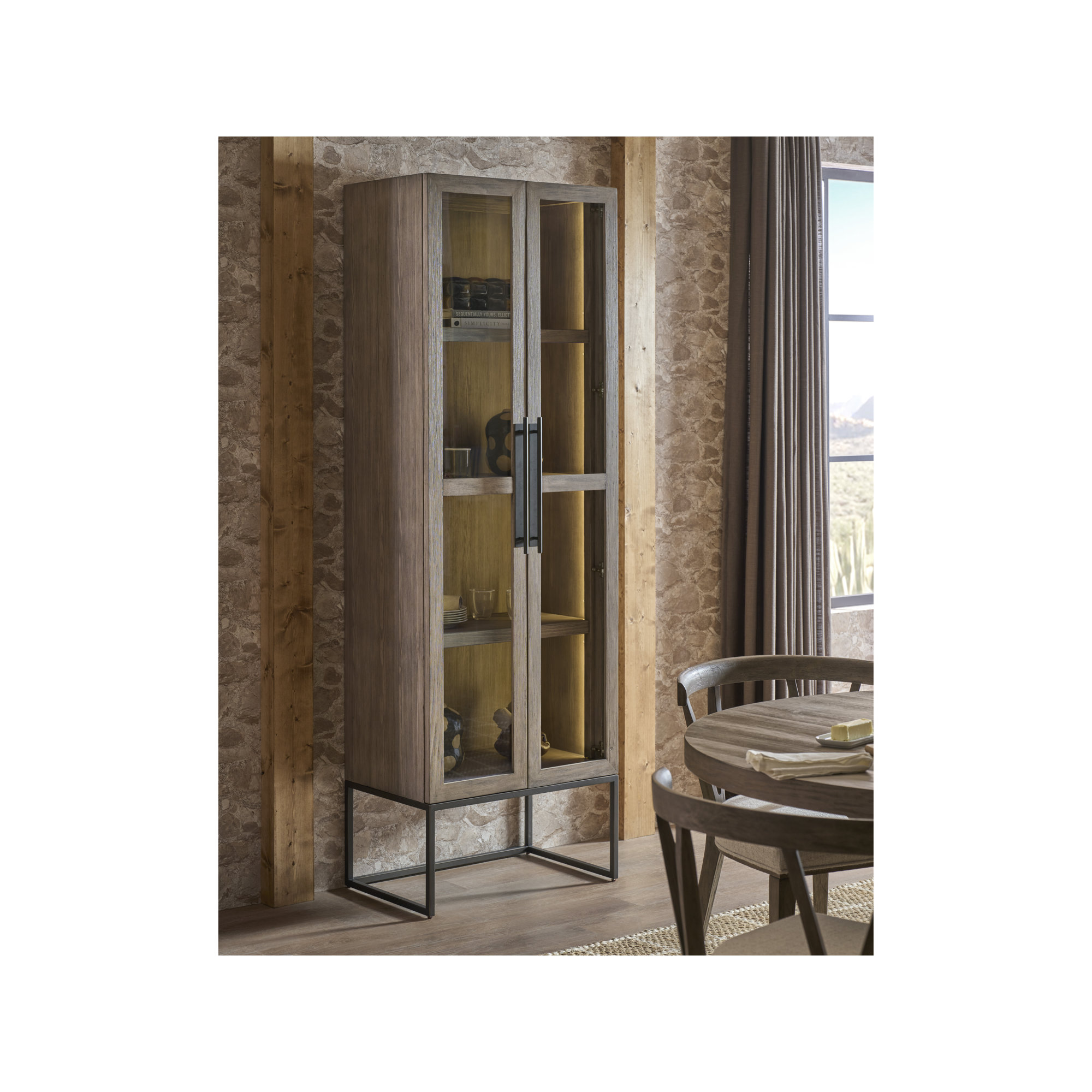 Baxley Dining Cabinet, Brown