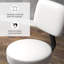 Luren Backed Adjustable Height Lab Stool