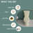 17" ADA Height Compact Two Piece Tall Toilet for Seniors, 1.28 GPF Tornado Single Flush, MAP 1000g, Bone-113948128