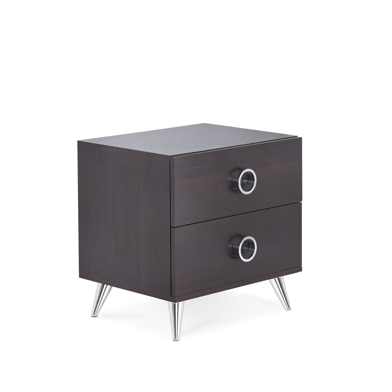 Table d'appoint avec rangement spacieux et compartiments de style contemporain