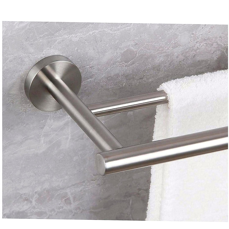 23.6'' Towel Bar Wall Mounted, Brushed Nickel