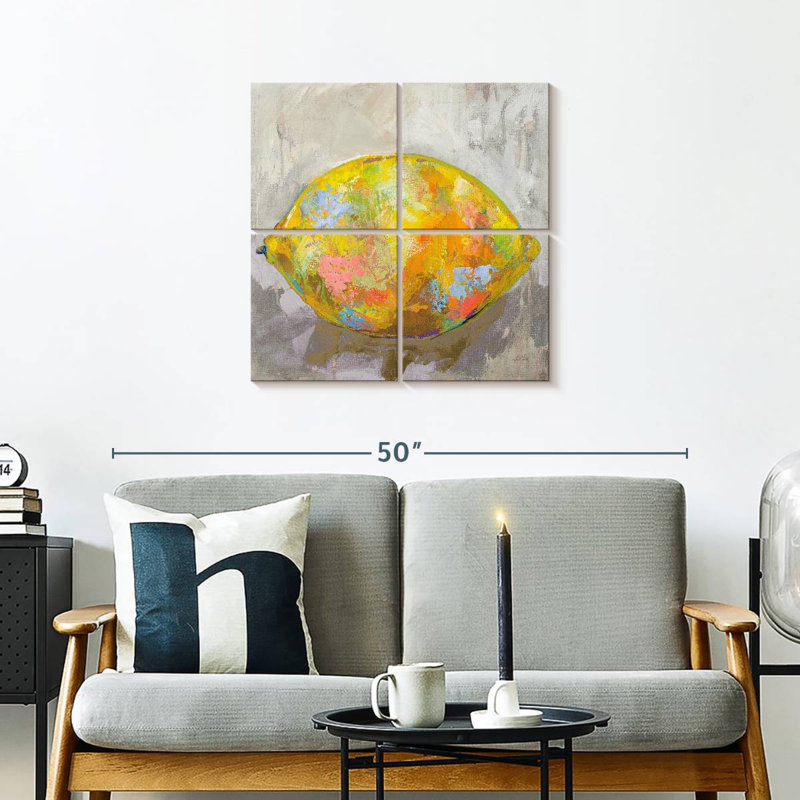 Yarlin Lemon Neutral, 26" H x 26" W