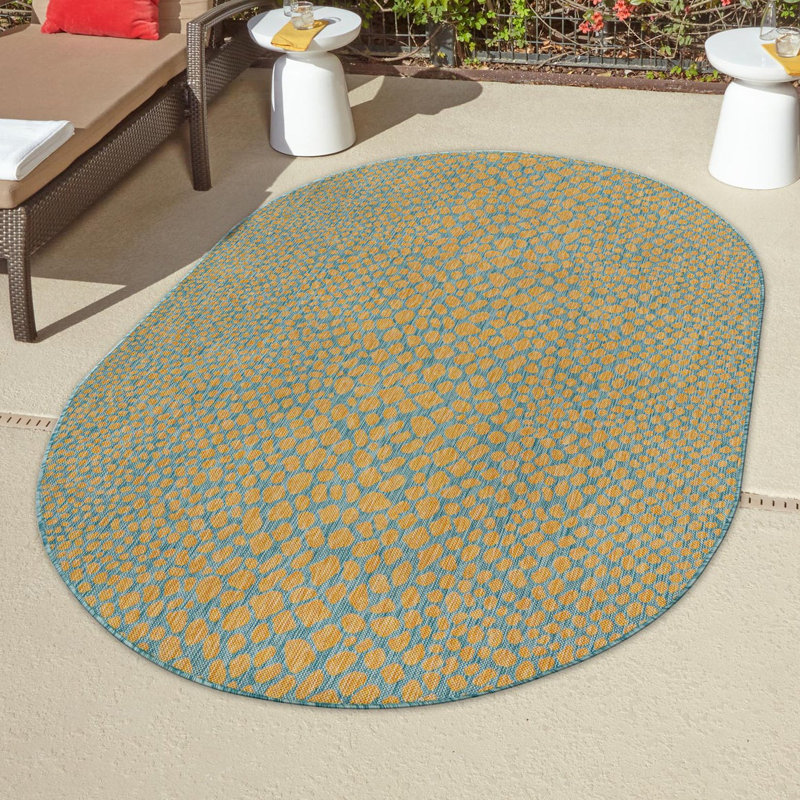 Tapis d'extérieur Jill Zarin Cape Town, Ovale 7 pi 10 po x 10 pi