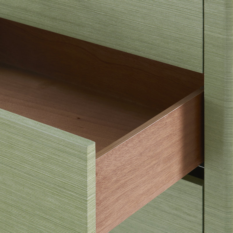 Gianna 3-Drawer End Table, Spring Green