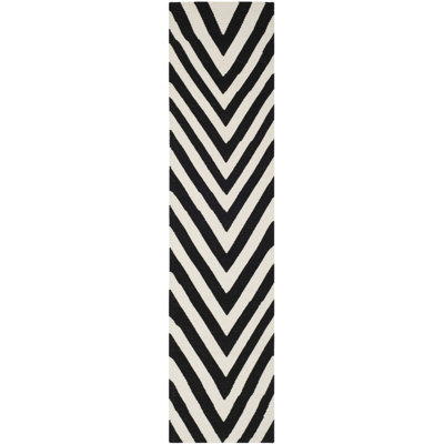 Mcnair Chevron Wool Hand Woven Area Rug