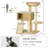 Versatile Cat Tower With Multiple Play Features For Feline Fun