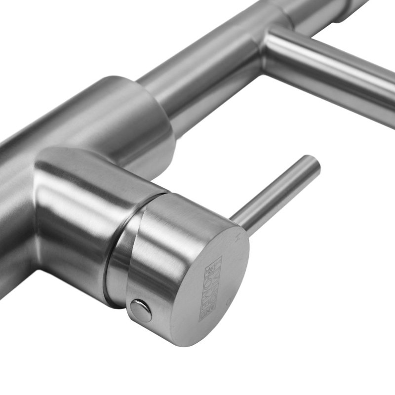 Belfry Kitchen Burhill Pull Out Kitchen Faucet, Silver