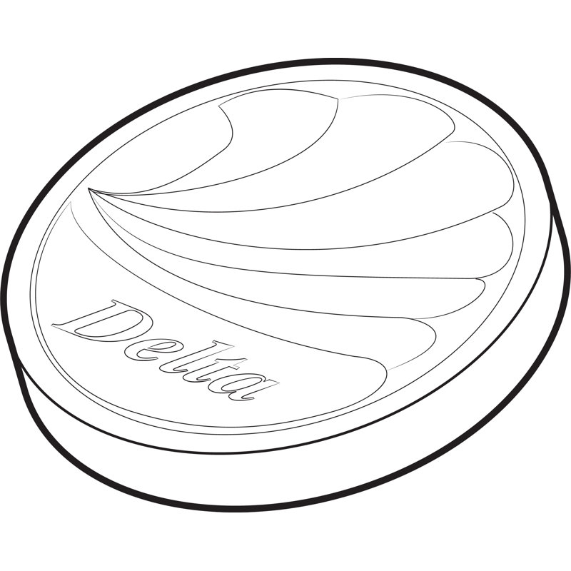 Replacement Index Button, Brilliance Polished Brass