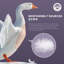 Oreiller luxueux haut de gamme en duvet d'oie avec housse en coton-797235921-788020836