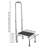 Step Stool with Handle for Ederly 10 Level Height Adjustable Non Skid Rubber Platform