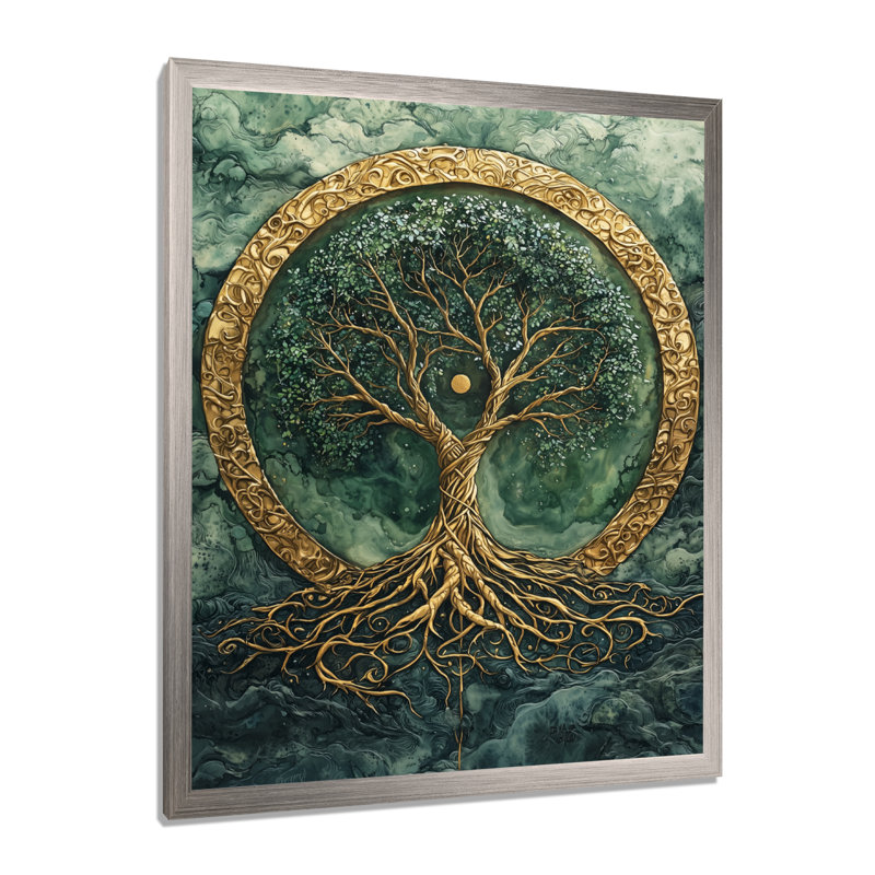 Moniet - paysages, reproduction d'art sur toile, H 44 po x l 34 po, Reproduction encadrée sans passe-partout, Argent argent