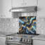 Dosseret en verre trempé Celestial Waves - Décoration murale de cuisine-569166398