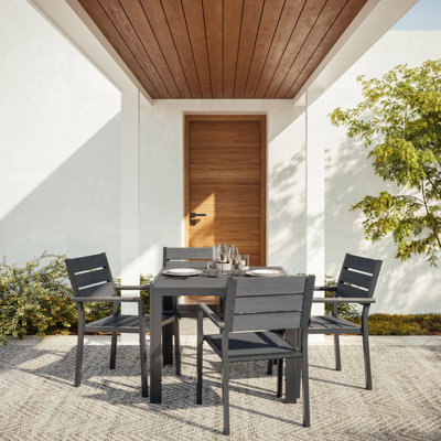 Ellenton 4 - Person Patio Dining Set with