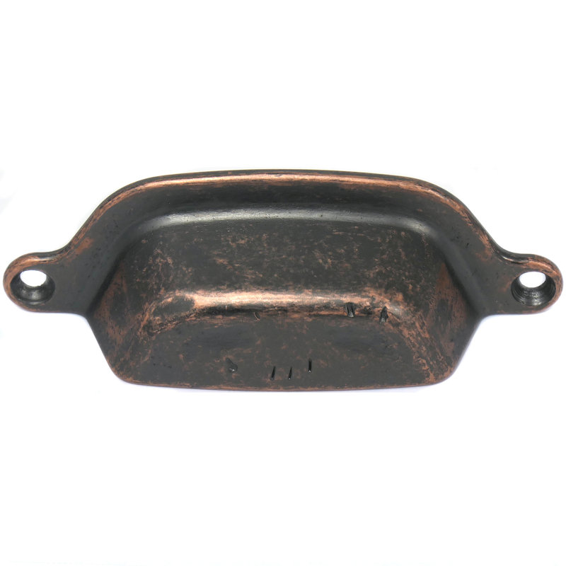 Poignée de poubelle 6 po Riverstone, Cuivre antique, 3"