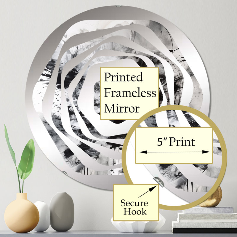 Othinkar - Miroir décoratif Amorphe, 23,6 po x 23,6 po