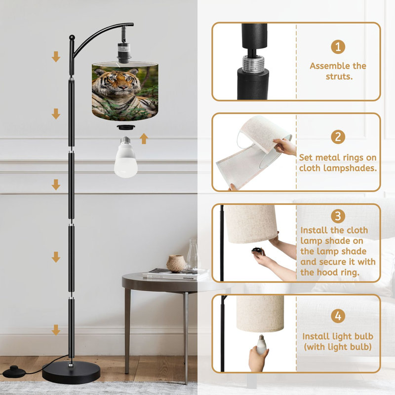  Lampe sur pied Arc