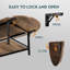 4 Legs Coffee Table with Storage-1425657569