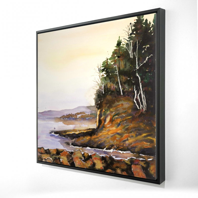 «Peaceful Lake» sur toile