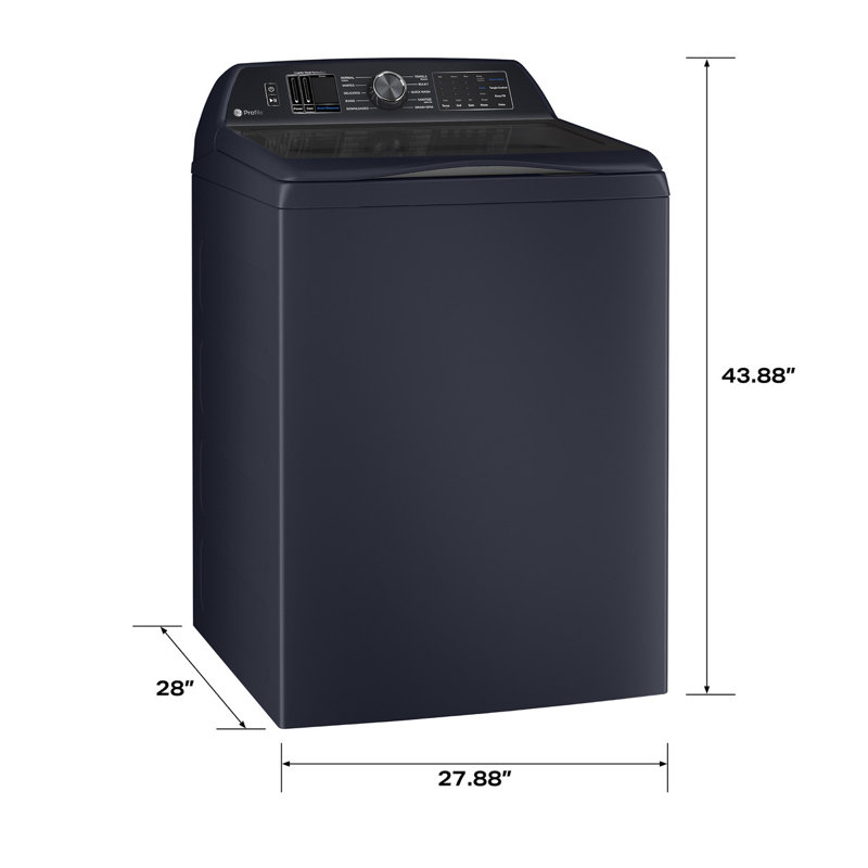 GE Profile 5.4 cu. ft. ENERGY STAR Top Load Washer with Smarter Wash Technology and Adaptive SmartDispense  + 7.3 cu. ft. ENERGY STAR Smart Gas Dryer with Fabric Refresh