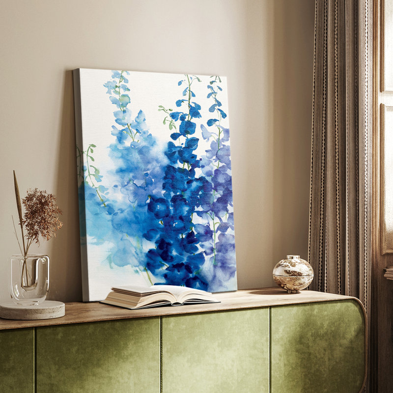 Delphinium II - galerie Cavas sur mesure