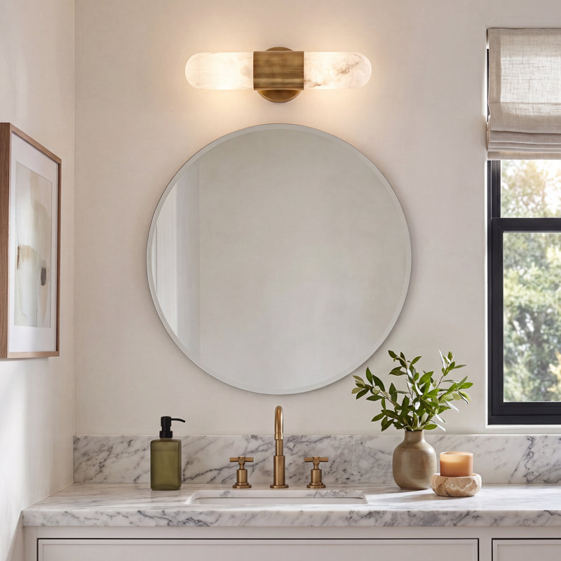 Brittany Andri Vanity Light, Heritage Brass