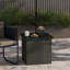 Patio Square Side Table With Umbrella Hole